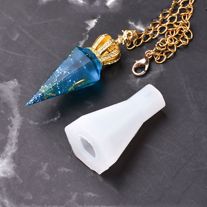 Jewelry Making Uv Resin Kit - SNASAN-collar con forma de diamante, colgante,
