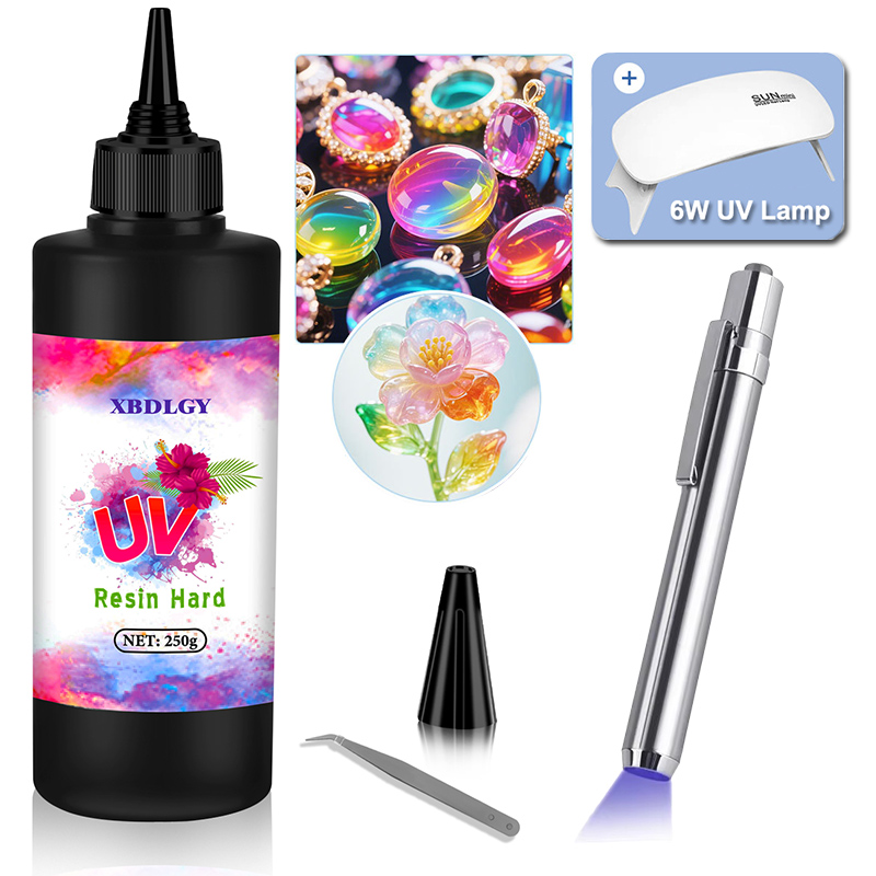 Jewelry Making Uv Resin Kit - Pegamento duro de resina UV de