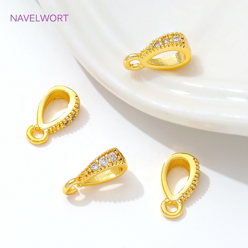Jewelry Making Kit For Beginners - Colgante de circón chapado en oro