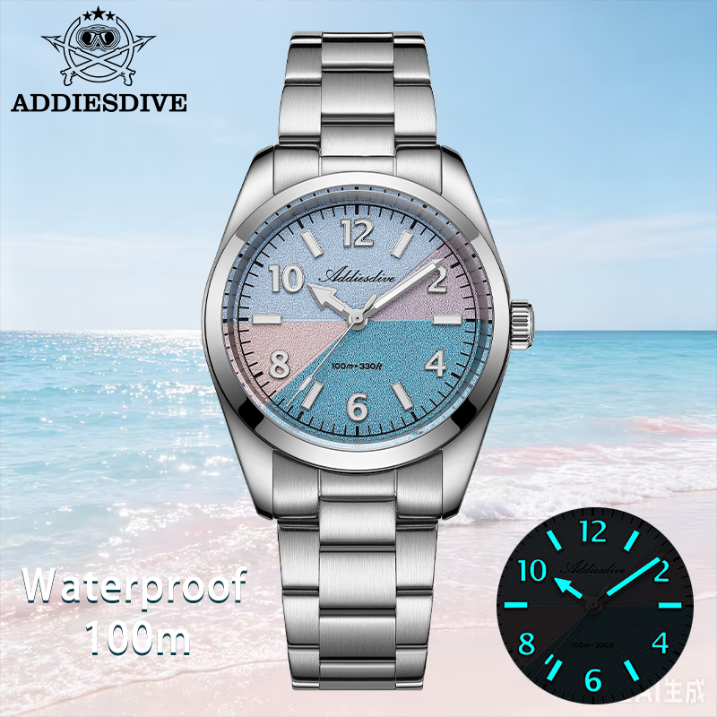 Jewelry Making Hand Tools - Reloj ADDIESDIVE de cristal de zafiro