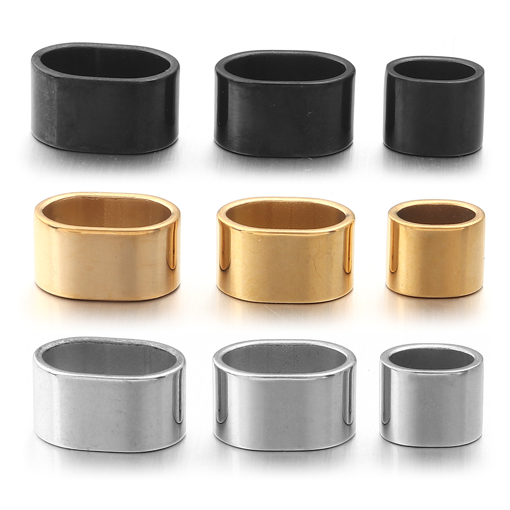 Jewelry Making Metal - 6 uds. De cuentas deslizantes de