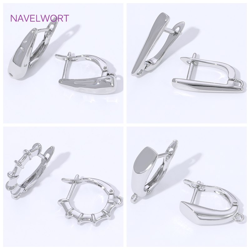 Jewelry Making Gold - Ganchos para pendientes lisos chapados en