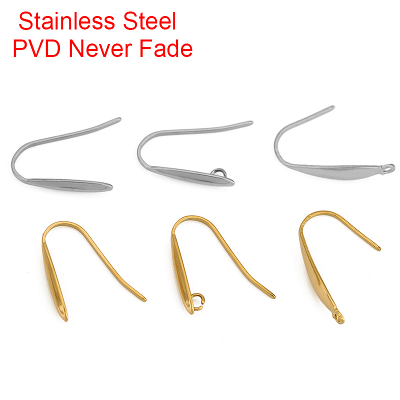 Jewelry Making Earring Supplies - Ganchos para pendientes de acero inoxidable