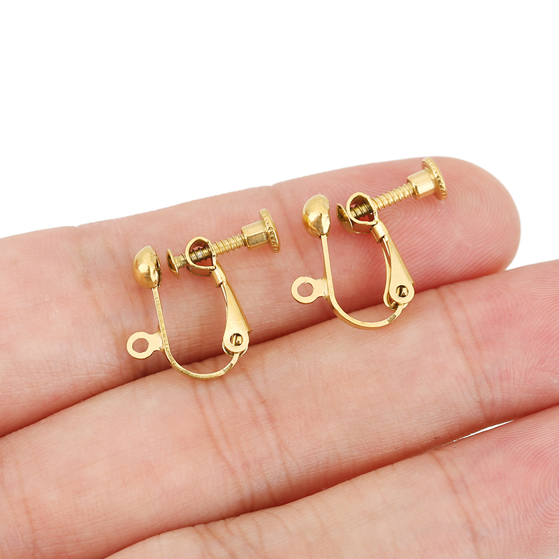 Jewelry Making Metal - 4 piezas de clips para pendientes