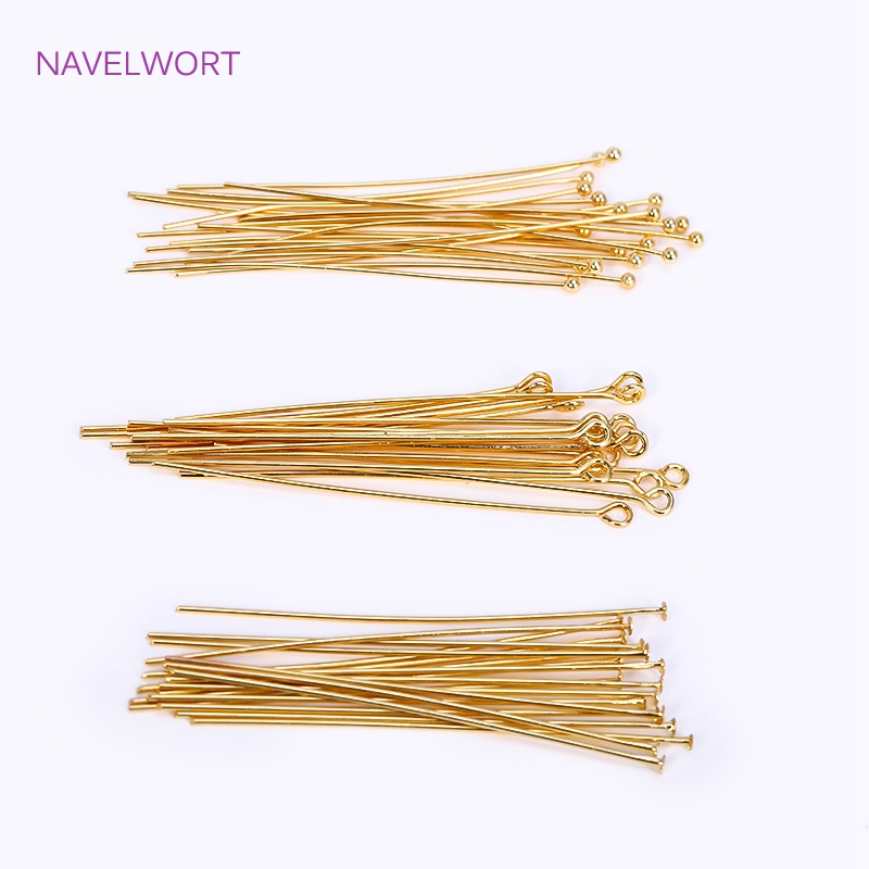 Jewelry Making Rivets - 50 unids/lote de alfileres chapados en