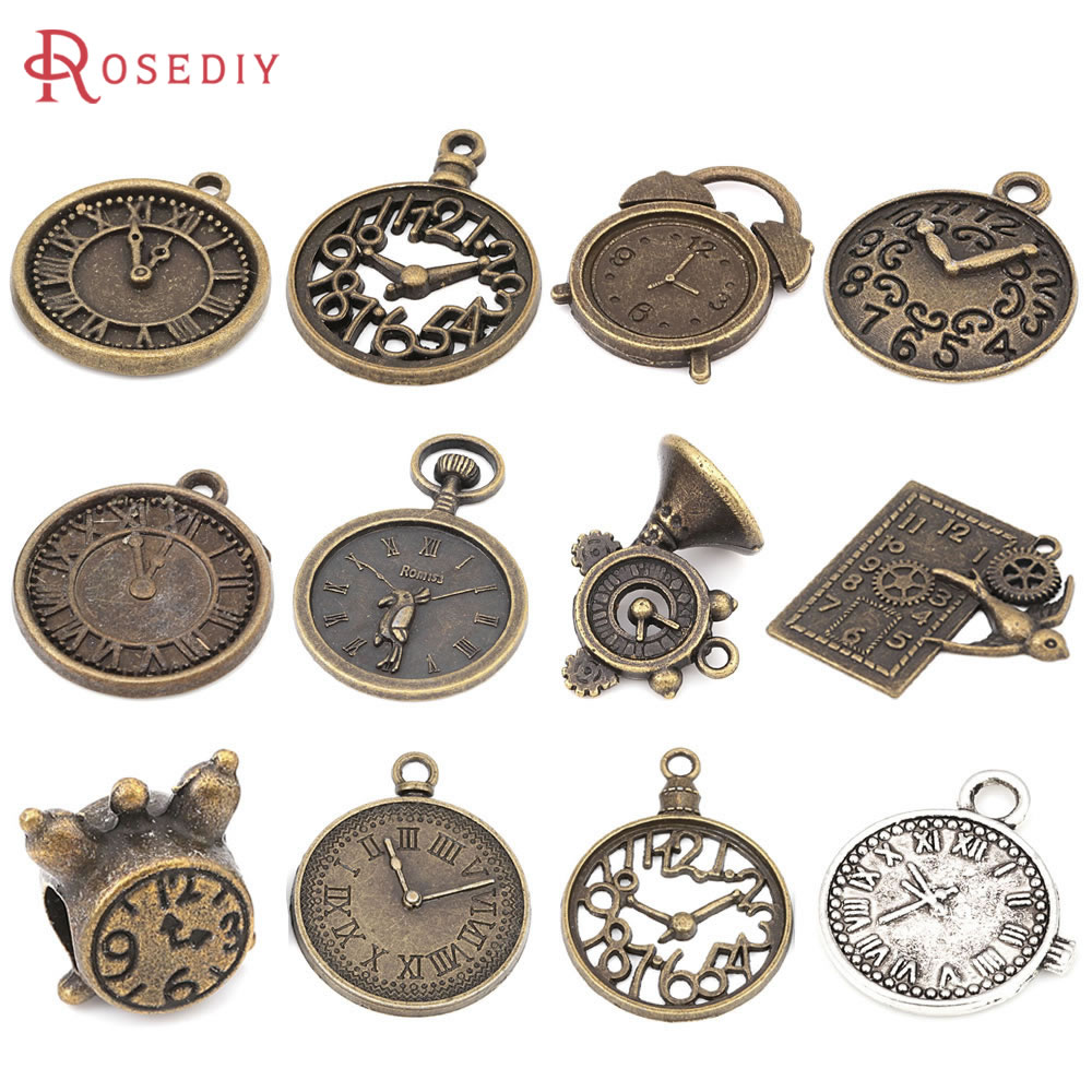 Jewelry Making Videos - Estilo Vintage aleación de Zinc despertador