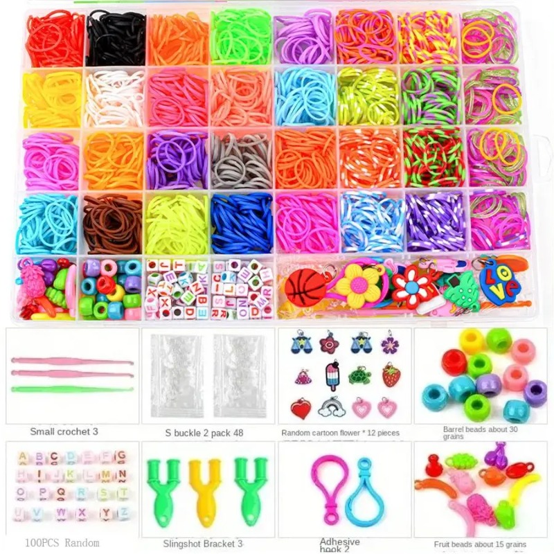 Jewelry Making Tutorial - 4300+ Piezas de Bandas Elásticas de