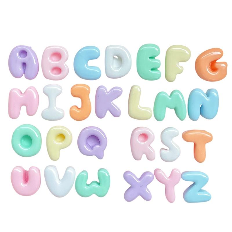 Jewelry Making Classes - Letras del Alfabeto de Resina, 26