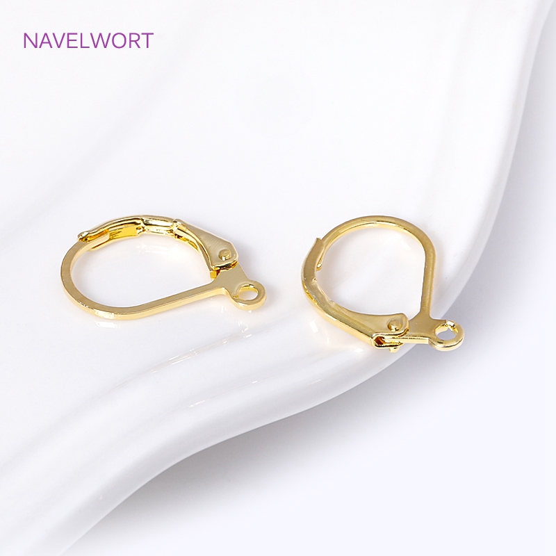 Jewelry Making Gold - Pendientes franceses de moda con palanca