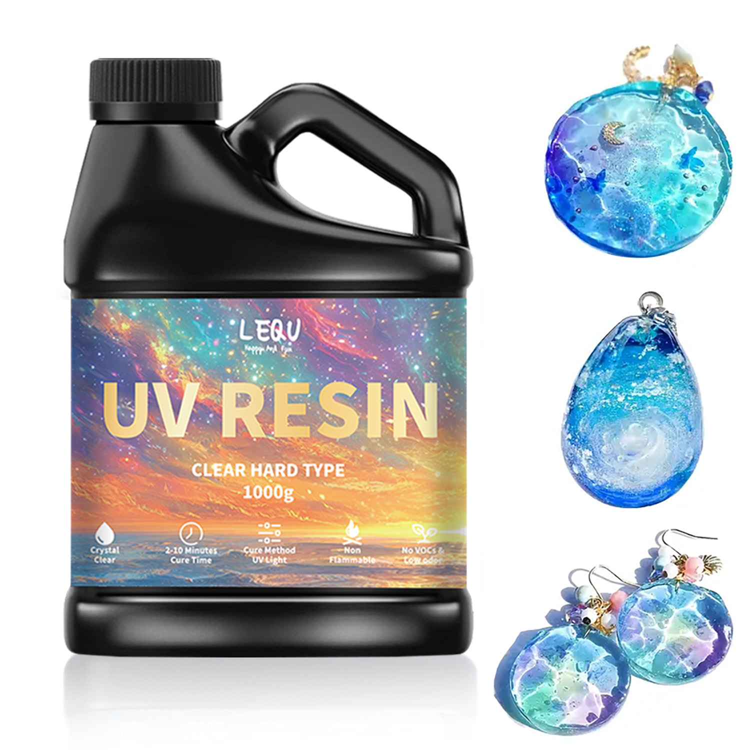 Jewelry Making Uv Resin Kit - Pegamento de resina epoxi UV, adhesivo
