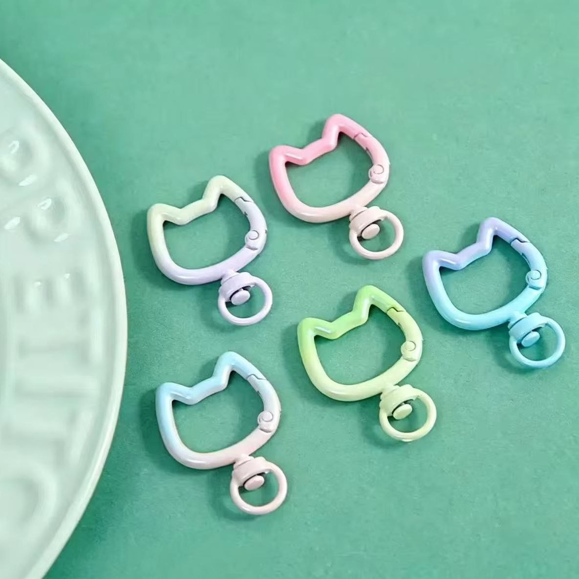 Jewelry Making Metal - Lote de 5-10 Mosquetones con Diseño