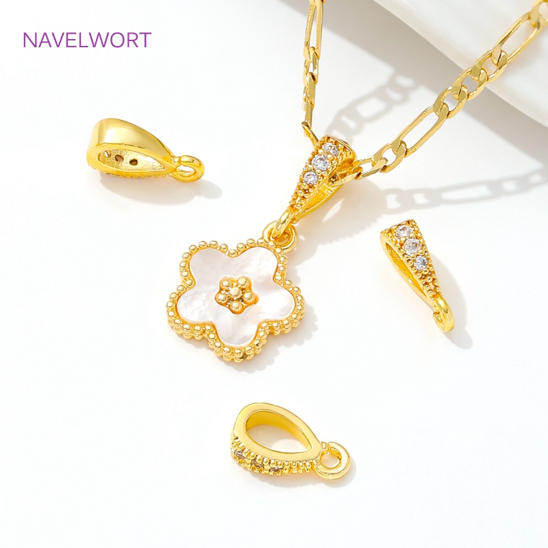 Colgante de circón chapado en  - Jewelry Making Kit For Beginners reseña y precio