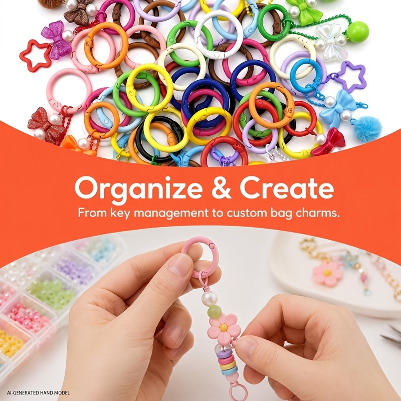 100 piezas de anillos redondos - Jewelry Making Kit For Beginners reseña y precio