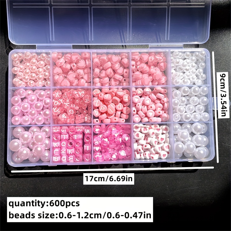 Caja de Alfabeto Rosa de 10 Pi - Jewelry Making Tutorial reseña y precio