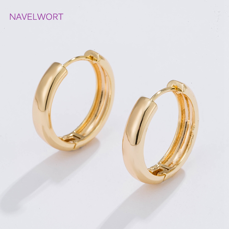 Pendientes de aro circulares c - Jewelry Making Gold reseña y precio