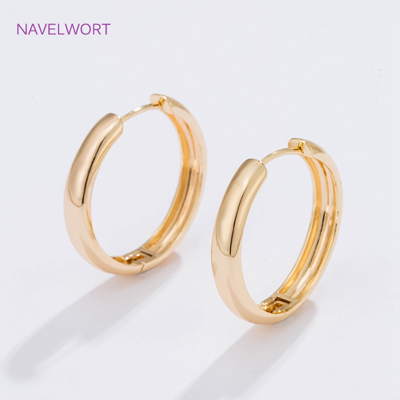 Pendientes de aro circulares c - Jewelry Making Gold reseña y precio