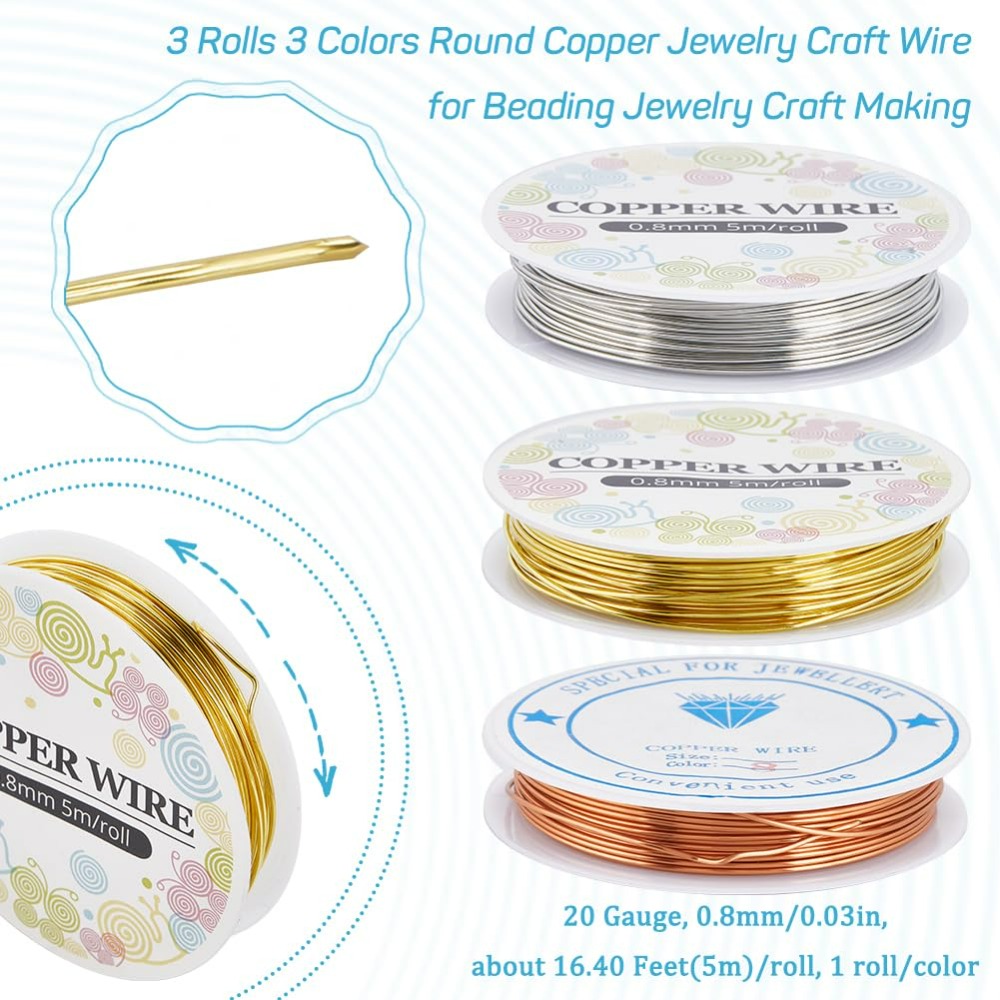 Alambre de cobre para joyería  - Jewelry Making Tutorial reseña y precio