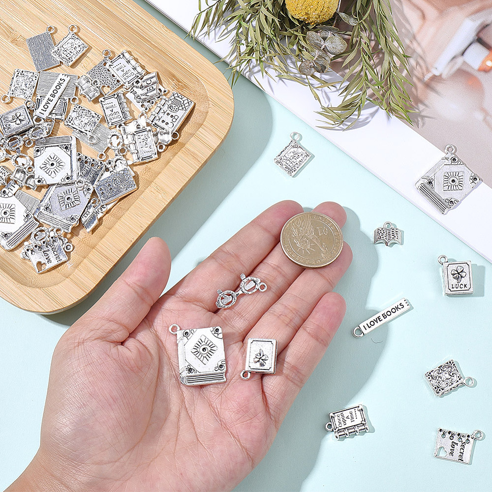 60 piezas de dijes de aleación - Jewelry Making Classes reseña y precio