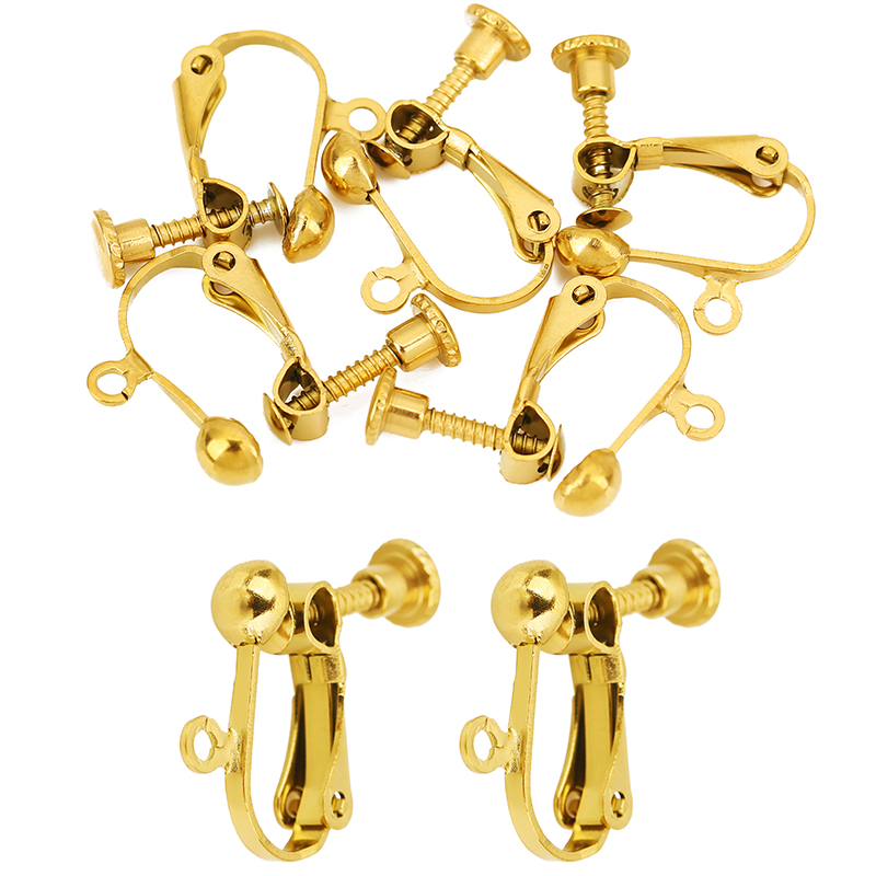 4 piezas de clips para pendien - Jewelry Making Metal reseña y precio