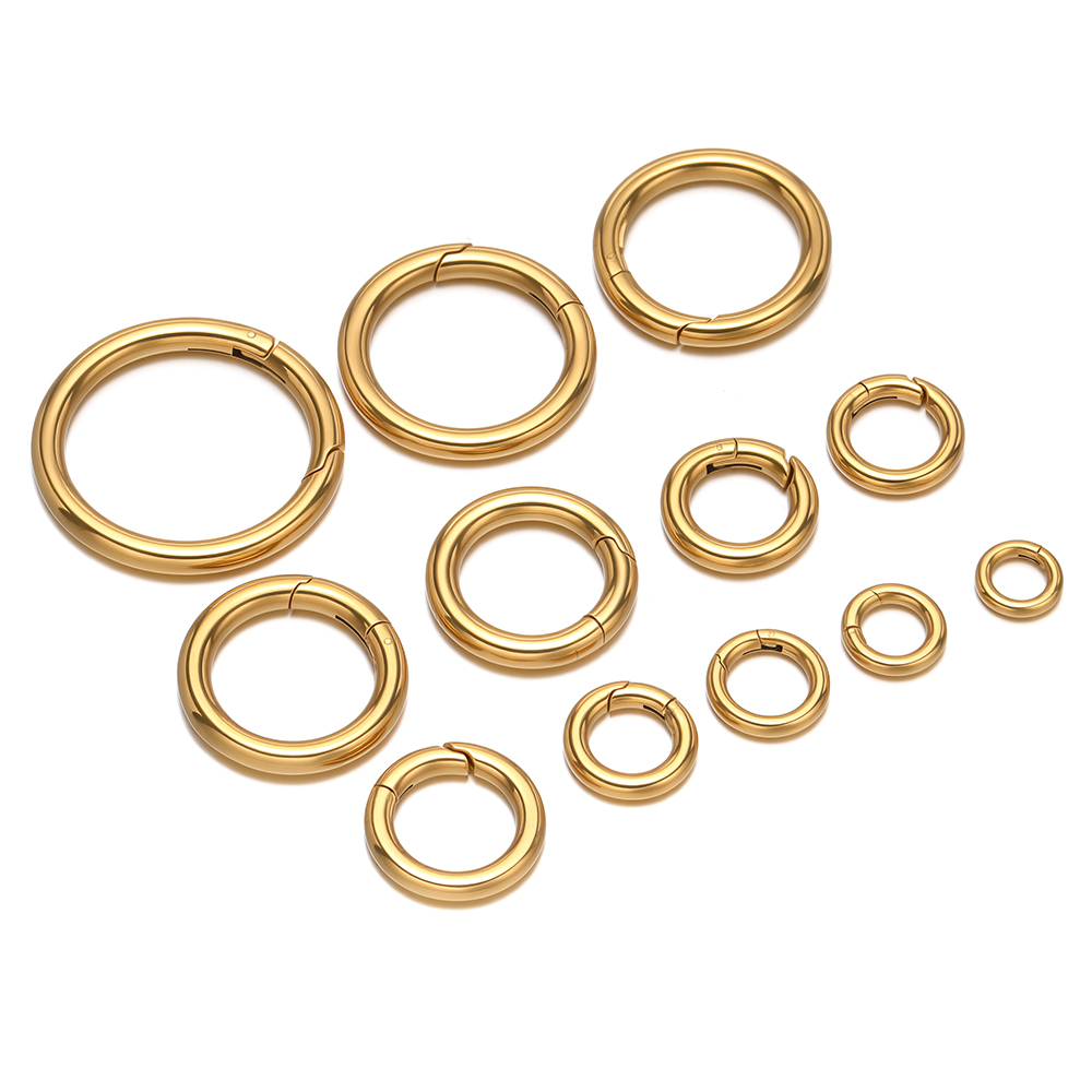 Lote de 2 cierres de resorte r - Jewelry Making Gold reseña y precio