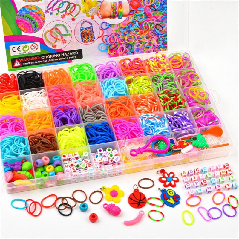 4300+ Piezas de Bandas Elástic - Jewelry Making Tutorial reseña y precio