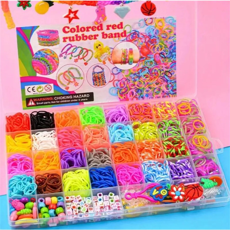 4300+ Piezas de Bandas Elástic - Jewelry Making Tutorial reseña y precio