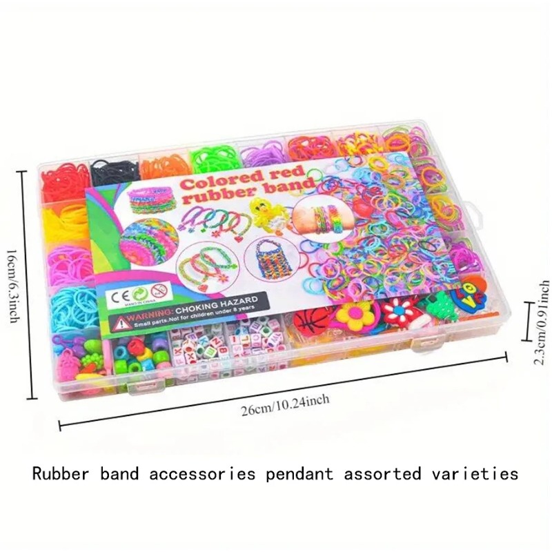 4300+ Piezas de Bandas Elástic - Jewelry Making Tutorial reseña y precio