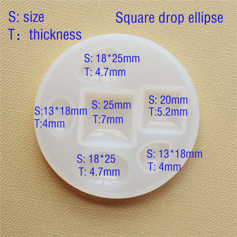 Molde de silicona de media bol - Jewelry Making Tutorial reseña y precio