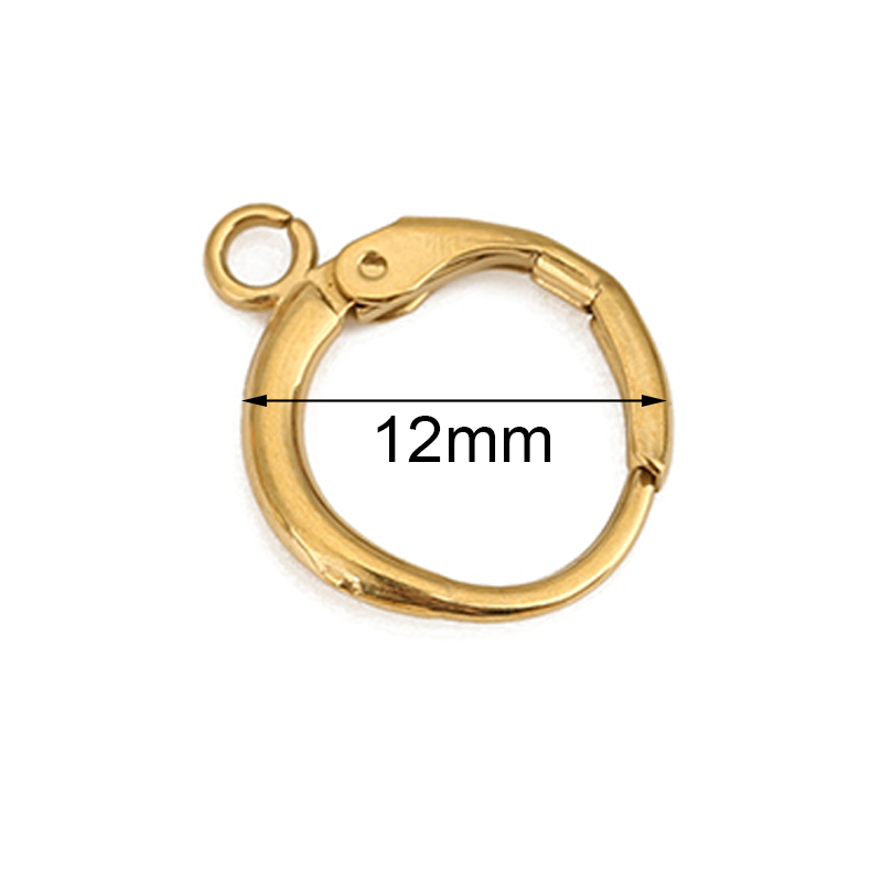 10 piezas de 12 mm, ganchos y  - Jewelry Making Metal reseña y precio