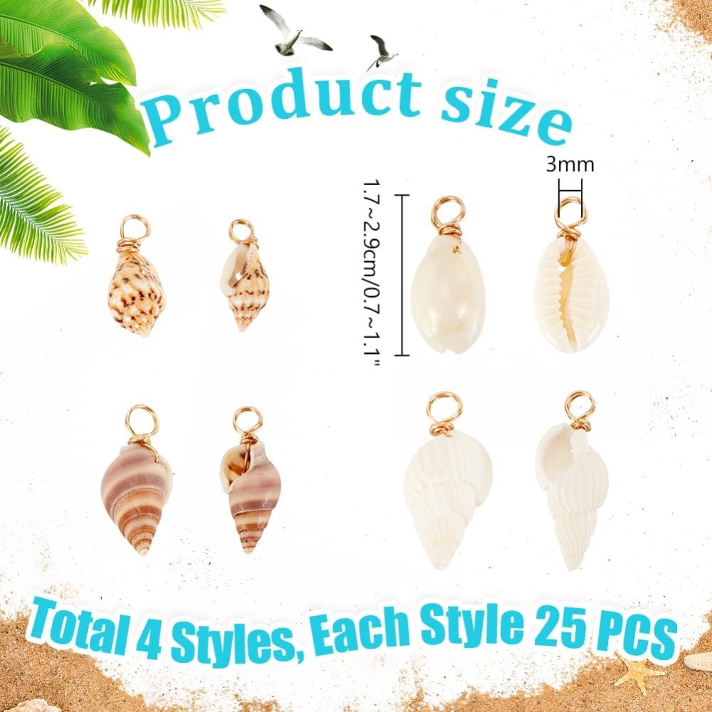 100 Uds. 4 estilos de colgante - Jewelry Making Tutorial reseña y precio