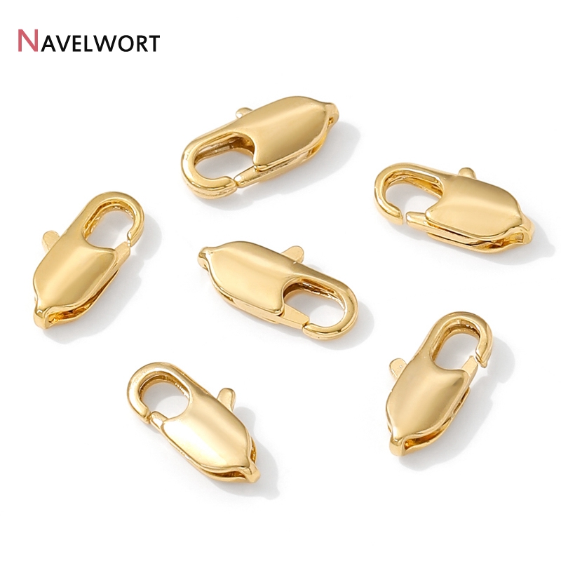 5/10/15 Piezas de Cierres de L - Jewelry Making Gold reseña y precio