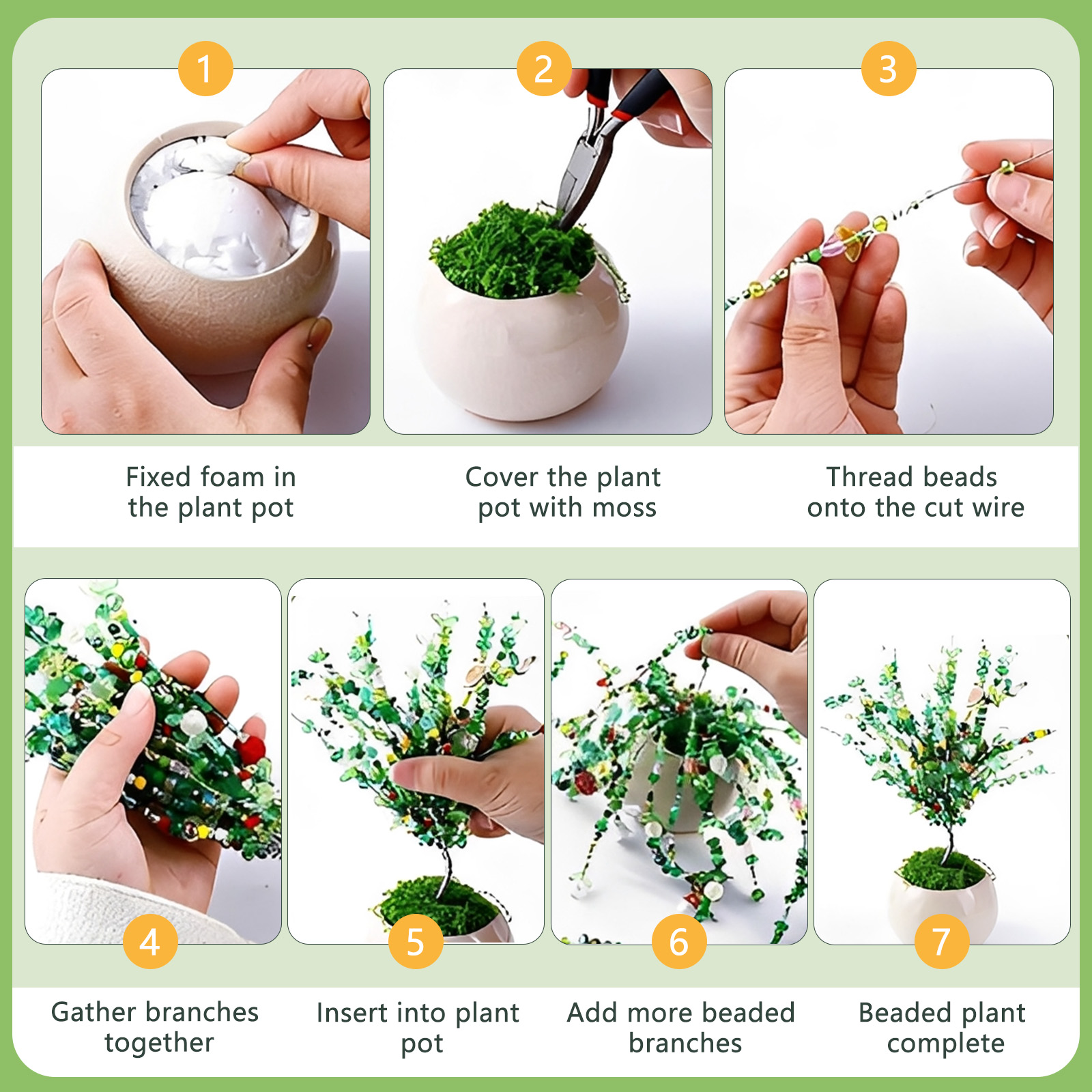 Kit de Plantas con Cuentas y M - Jewelry Making Videos reseña y precio