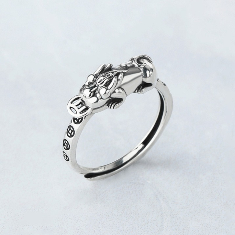 Anillo Pixiu de plata, nuevo,  - Jewelry Making Classes reseña y precio