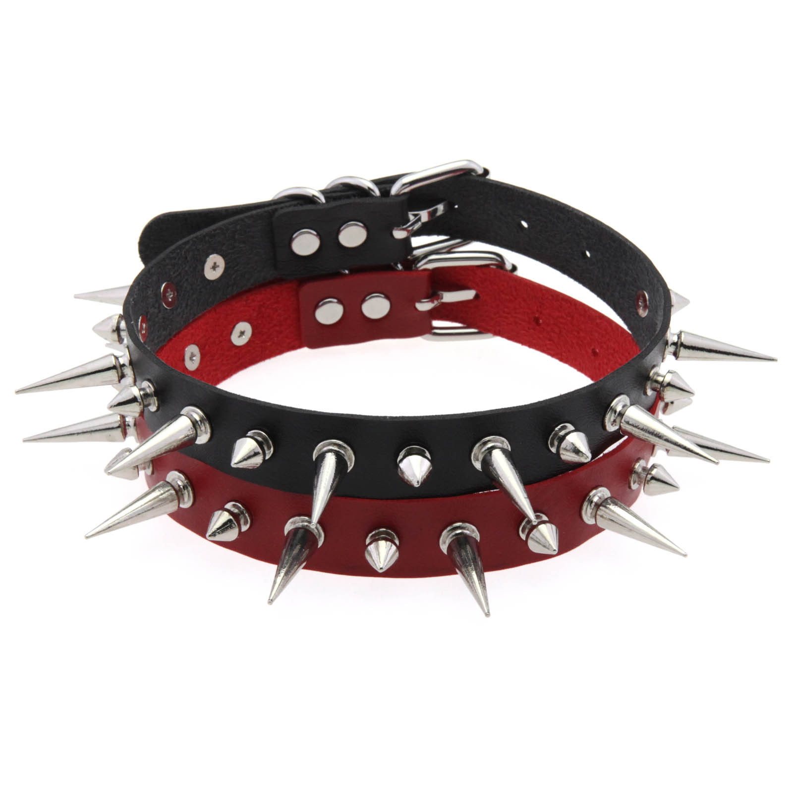 Collares de cuero PU con remac - Jewelry Making Rivets reseña y precio